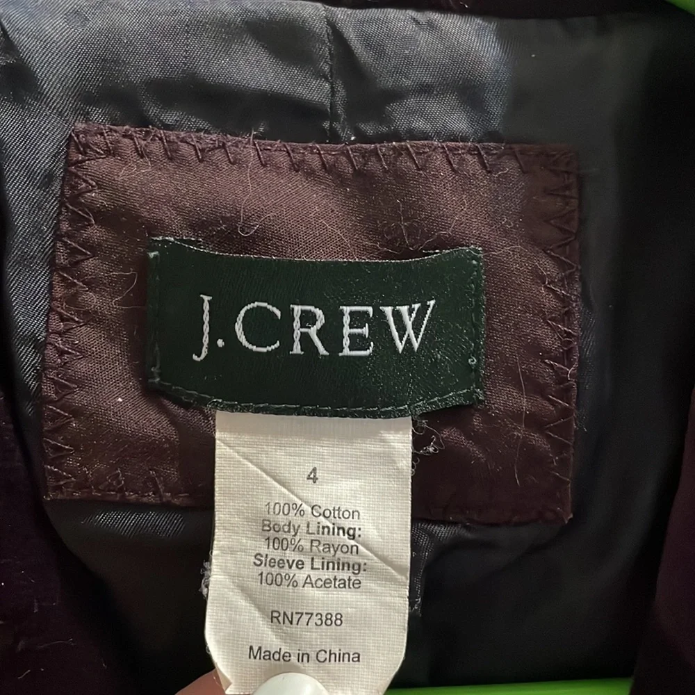 J. Crew tailored single